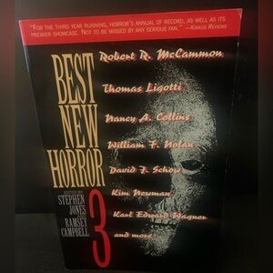 Book Best New Horror 3 Annual Showcase of the Year's Best 1st Edition 1992